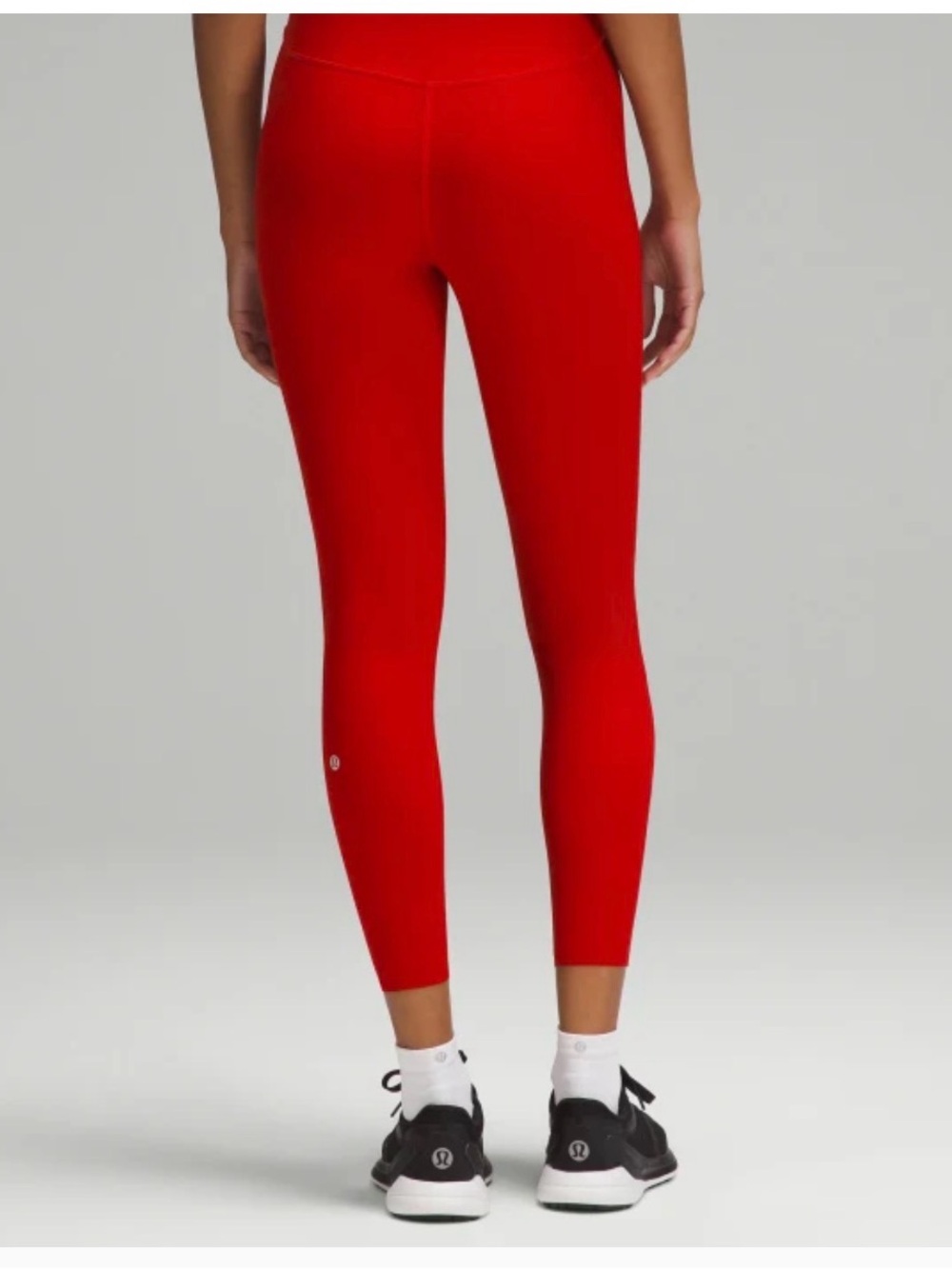 lululemon Base Pace HR Tight 25” dark Red size 8 & free tote - Picture 3 of 10